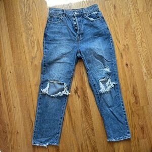 PACSUN ripped mom jeans